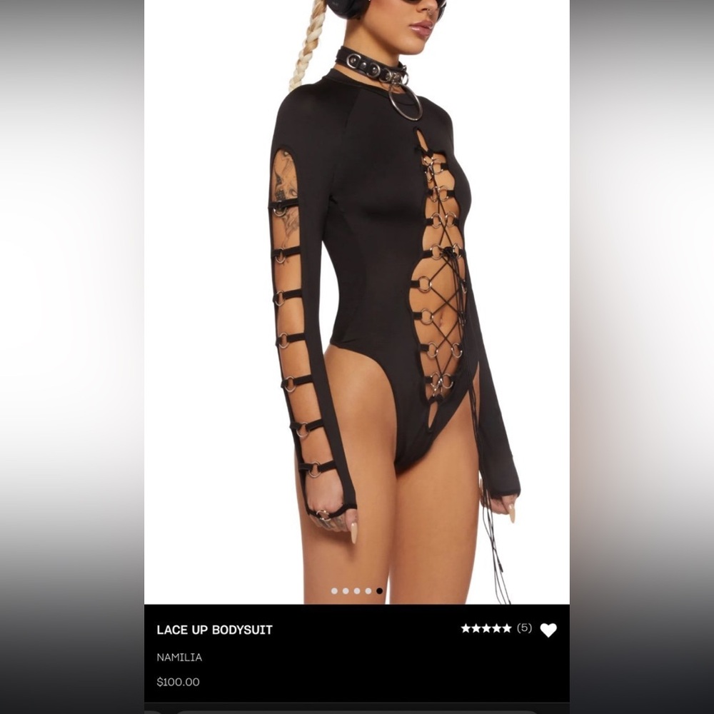 Black Rave Bodysuit🖤 - Picture 3 of 3